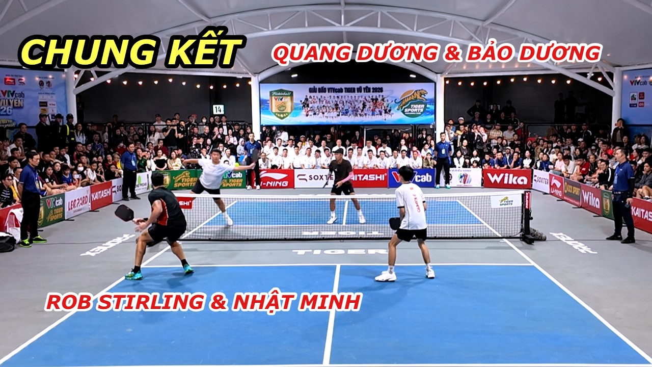 Chung Kết Pickleball Open &ndash; Quang Dương & Bảo Dương vs Rob Stirling & Nhật Minh