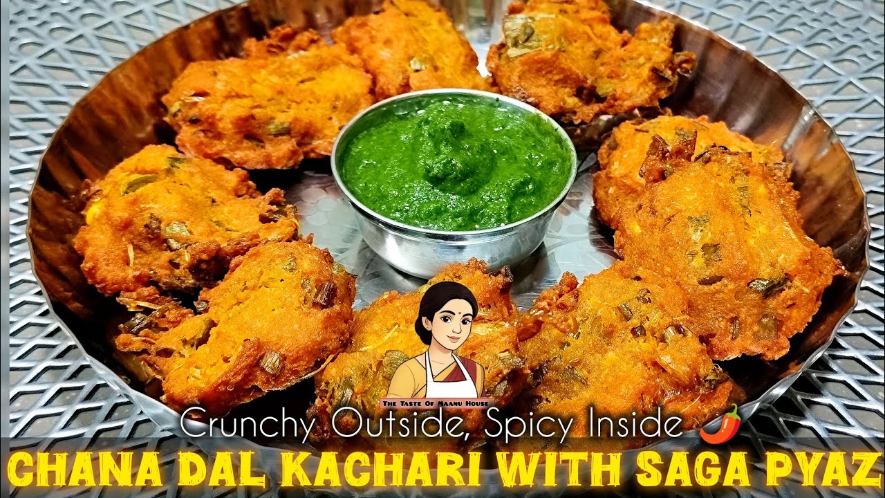 Winter Special कचरी | Saga Pyaz Aur Chana Dal Ki Kurkuri कचरी| Easy Recipe