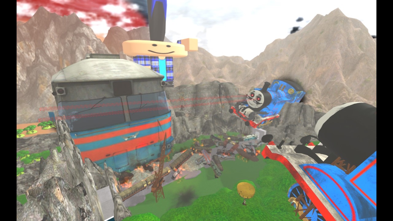 Thomas.exe has maded complete chaos! [The Tunnel He Coming 2 - Roblox]