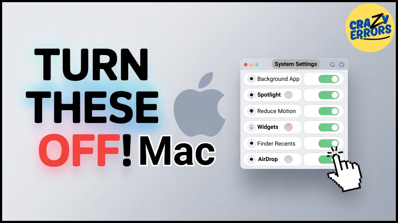 10 Mac Settings You MUST Turn Off Right Now (macOS Tahoe)