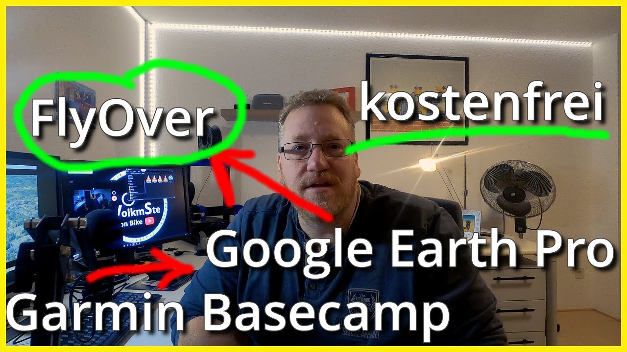 FlyOver mit Google Earth Pro aus aufgezeichneten GPX-Dateien erstellen (HowTo deutsch)