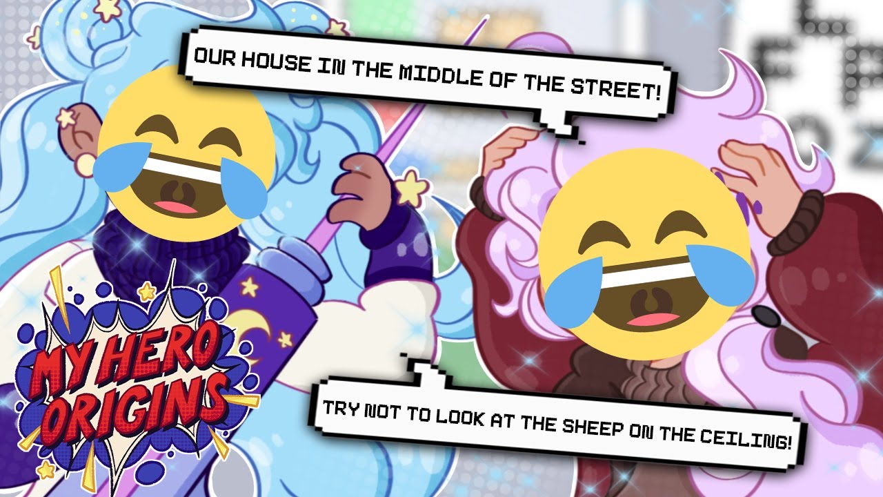 OuR hOuSe iN tHe MiDdlE oF tHe StReEt! || My Hero Origins Bloopers || Minecraft Superhero Roleplay
