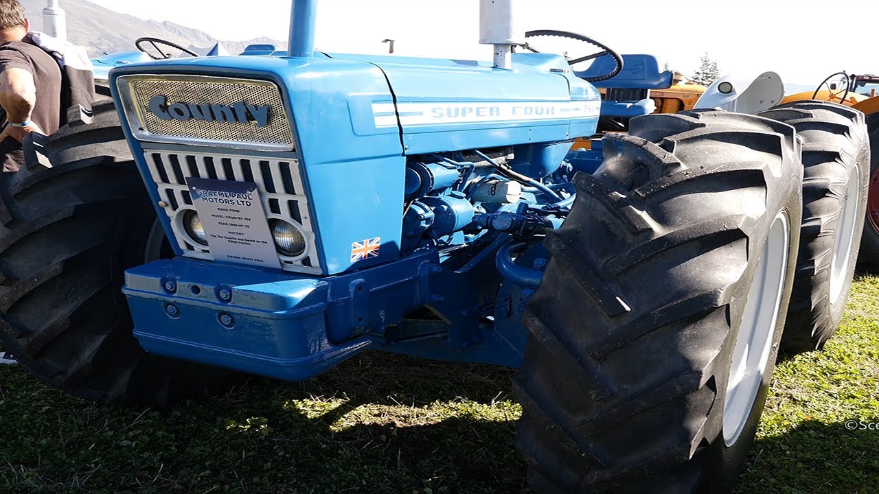 1969 Ford County 754 Tractor in Wanaka
