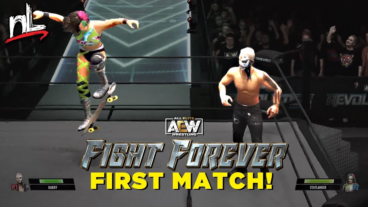 Sick Skateboard Strats?! AEW Fight Forever FIRST MATCH!