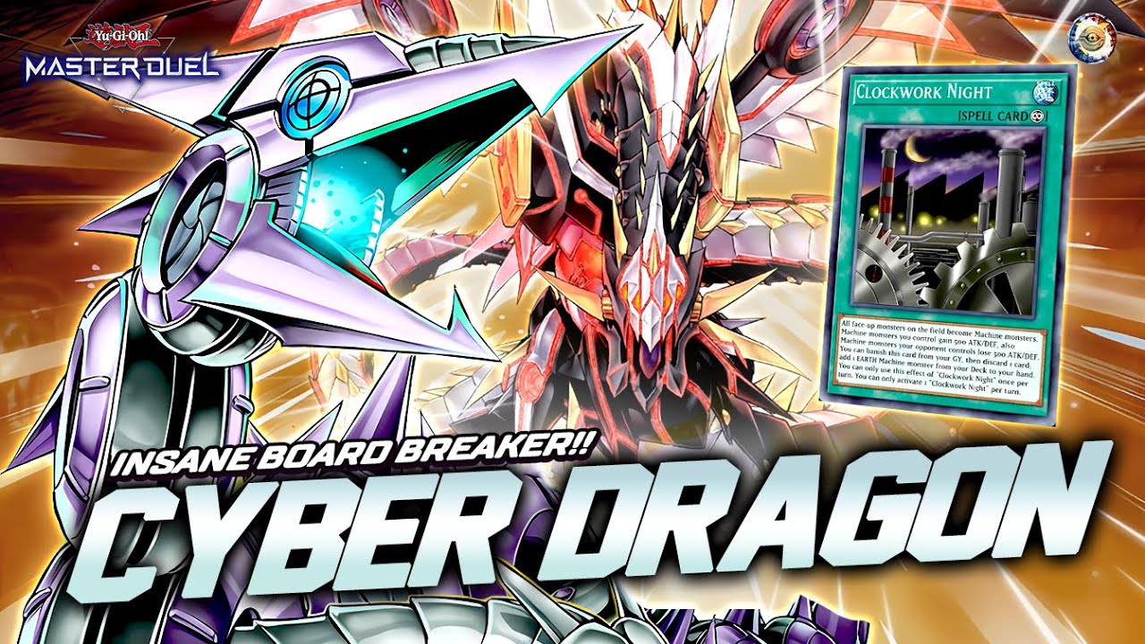 CYBER DRAGON ARE BACK!! INSANE WIPE-BOARD CLOCKWORK NIGHT! Master Duel
