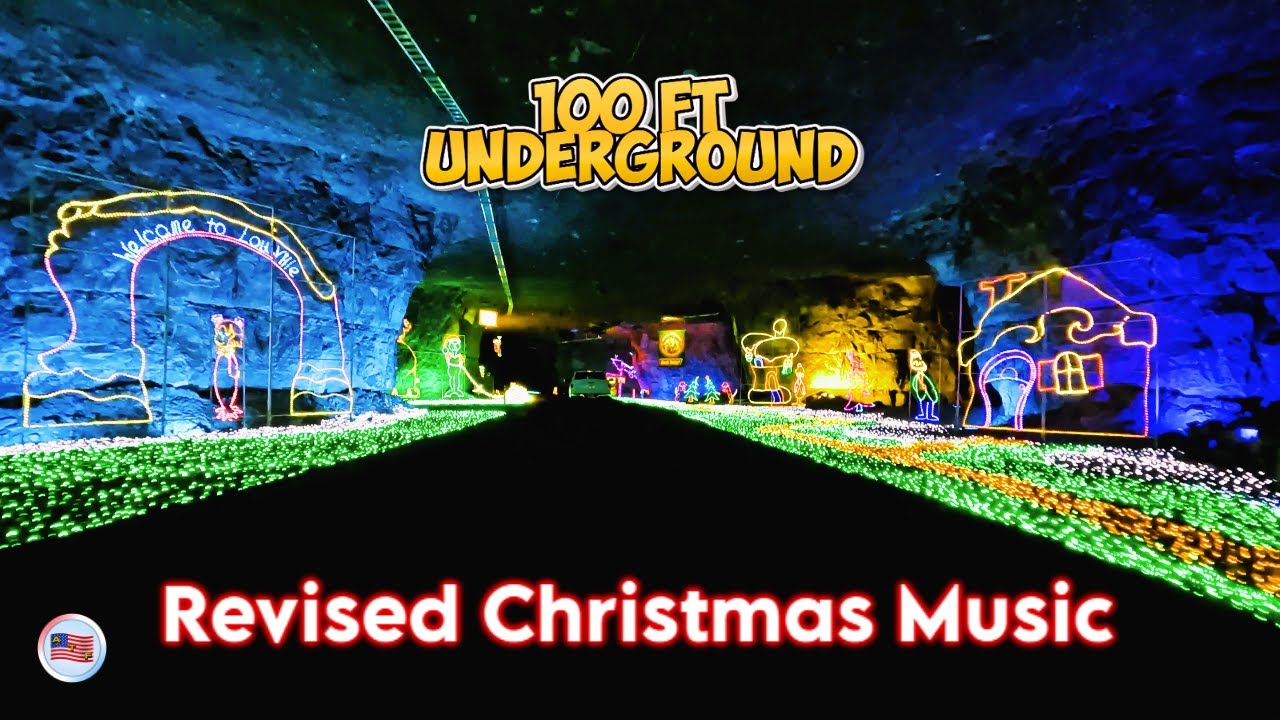 World's ONLY Underground  Christmas Light Show! (Full Drive-Through 2025) Revised Xmas Music