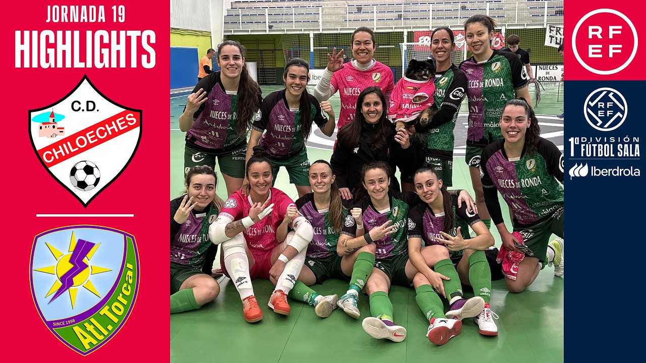 Resumen #PrimeraIberdrola | CD Chiloeches 1-4 Nueces de Ronda At. Torcal | Jornada 19