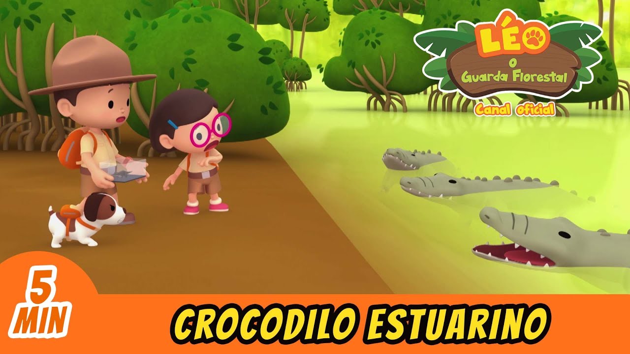 O Crocodilo de Água Salgada | Leo, O Guarda Florestal | Minisode | Animação