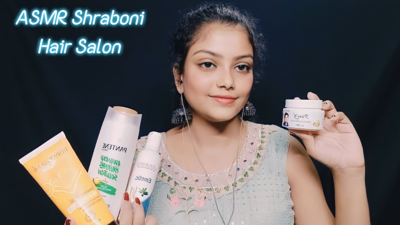 ASMR Hair Salon Roleplay ( Doing Your Relaxing Hair Spa treatment ) 💇‍♀️