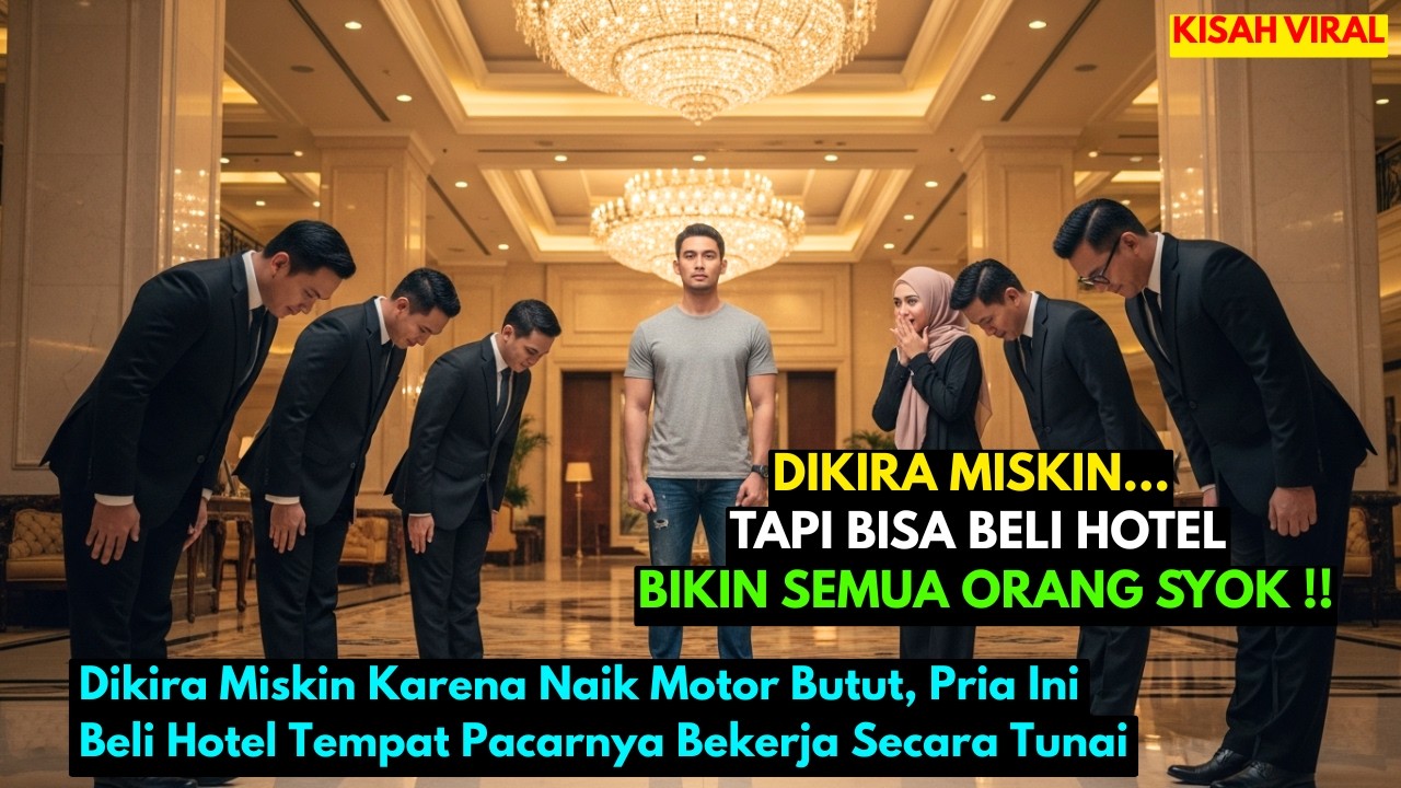 Dikira Miskin Karena Naik Motor Butut, Pria Ini Beli Hotel Tempat Pacarnya Bekerja Secara Tunai
