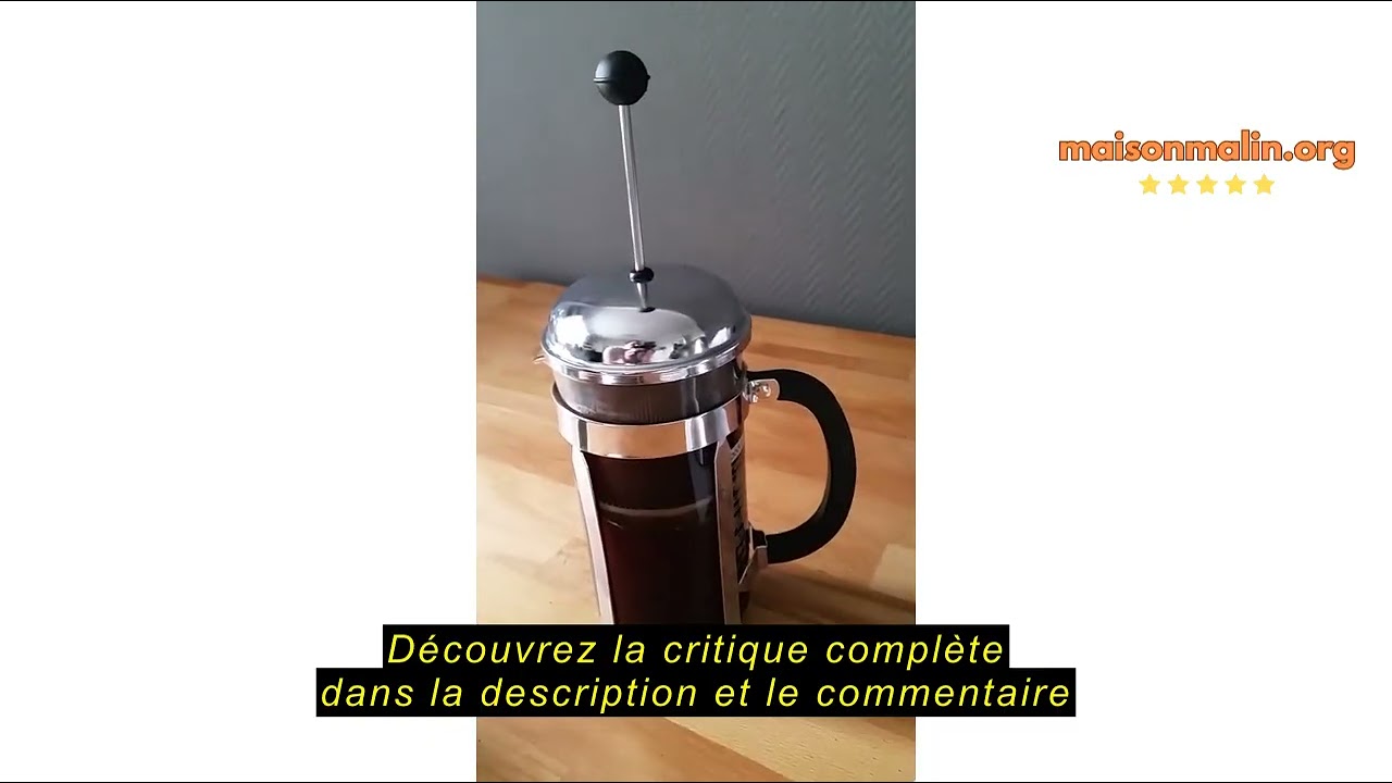 Avis sur la Bodum 1928913 Chambord Cafetière À Piston, 8 Tasses 1.0 L Blanc