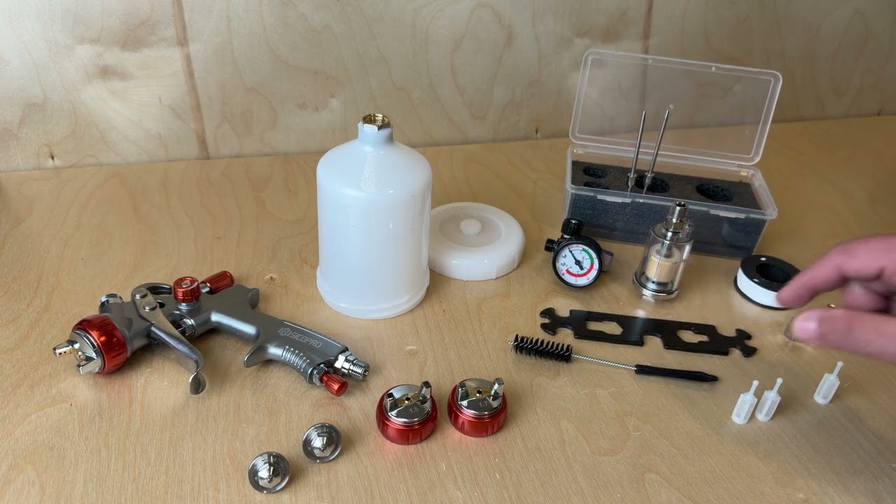🎨📦 LVLP Paint Sprayer Unboxing & First Impressions | Beginner Friendly Setup 🔧