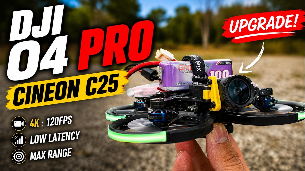 Axisflying CINEON C25 UPGRADE DJI O4 PRO Air Unit