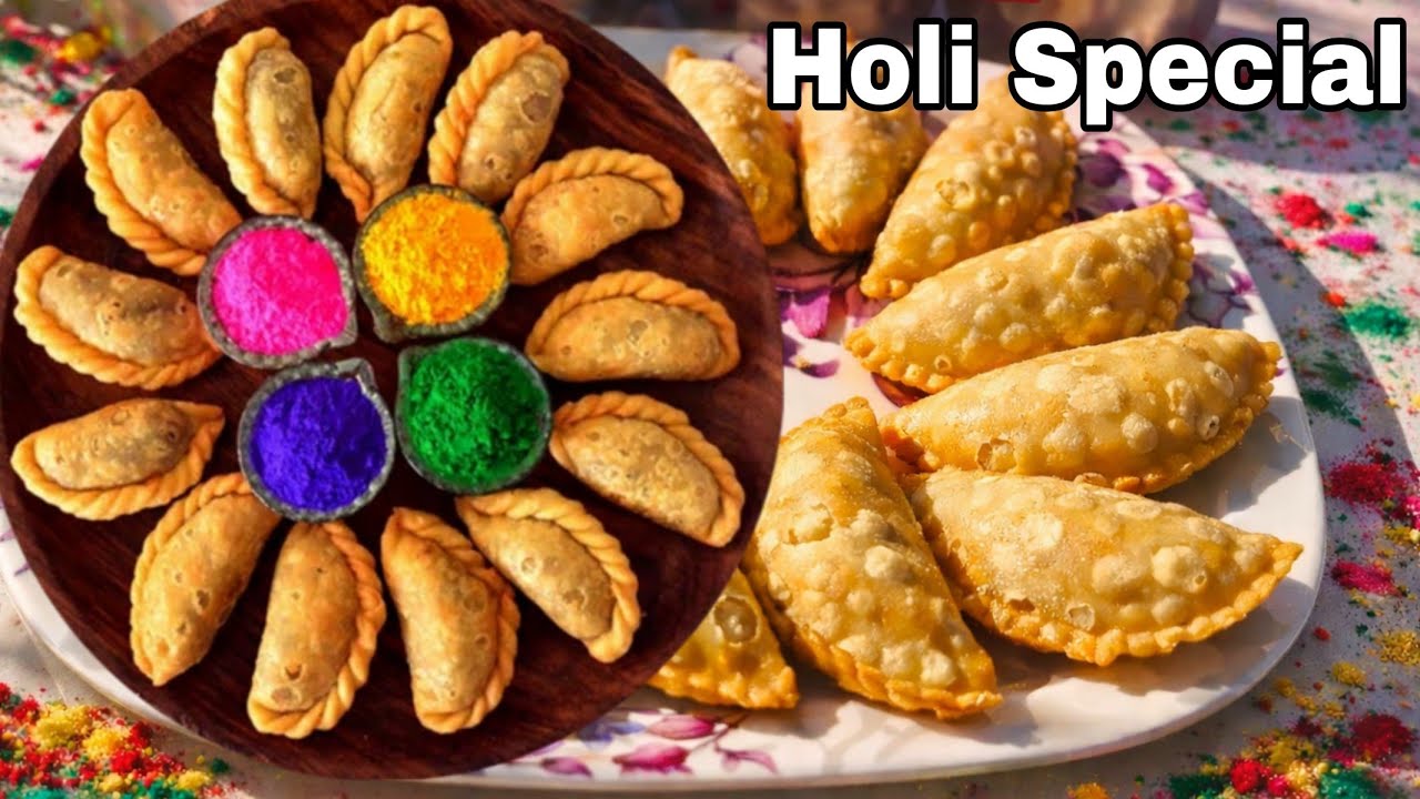 पारंपरिक गुजिया रेसिपी | होली स्पेशल मावा गुजिया | हलवाई जैसी परफेक्ट गुजिया घर पर 