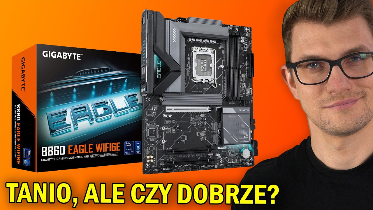 Gigabyte B860 EAGLE WIFI6E – mocna sekcja VRM za rozsądną kasę 😎