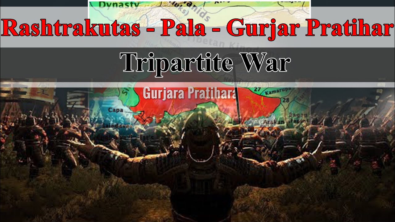 PLS:History (L21): Rastrakuta- Gurjar Pratihar - Pala Dynasty, Tripartite War