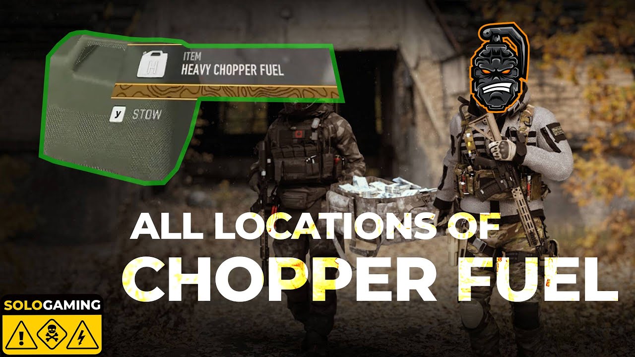 DMZ HEAVY CHOPPER FUEL ⛽ Locations