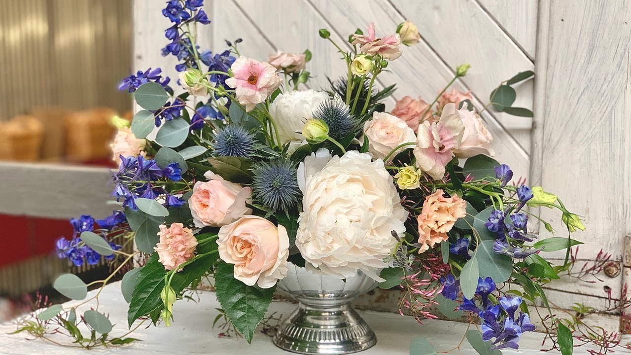 Blush and Classic Blue