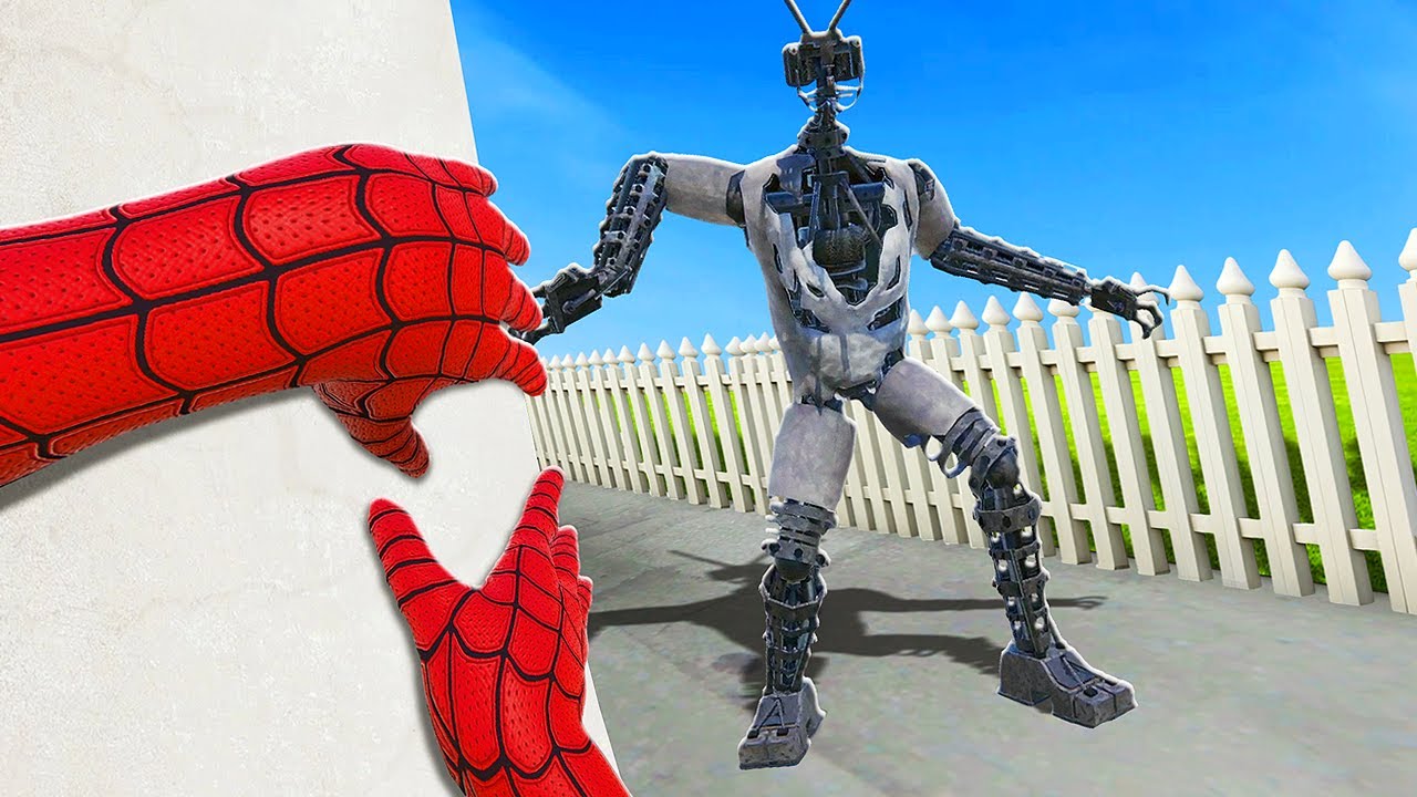 Преследуется аниматроником NOSEY в виртуальной реальности — Bonelab VR Mods