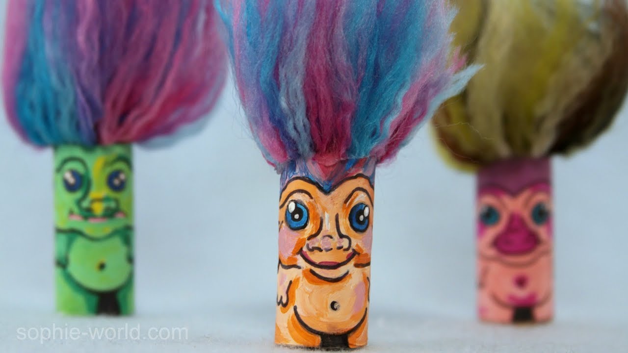 How to Make a Troll from a Recycled Cork | Sophie's World