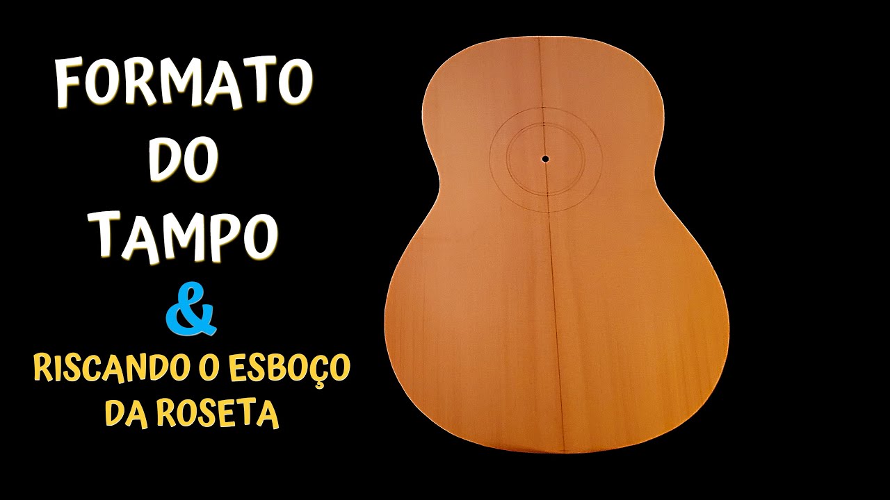 FORMATO DO TAMPO E ESBO&Ccedil;O DA ROSETA