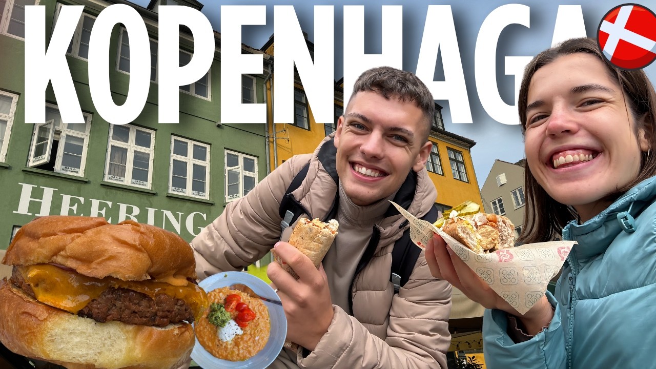 KOPENHAGA pierwszy raz! Co zjeść i zobaczyć? BURGER, HOT DOG, Tivoli - JEDZENIE w Kopenhadze #1