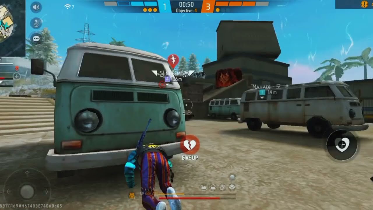 Free Fire 🔥 Solo vs Squad Full Rush Gameplay 
