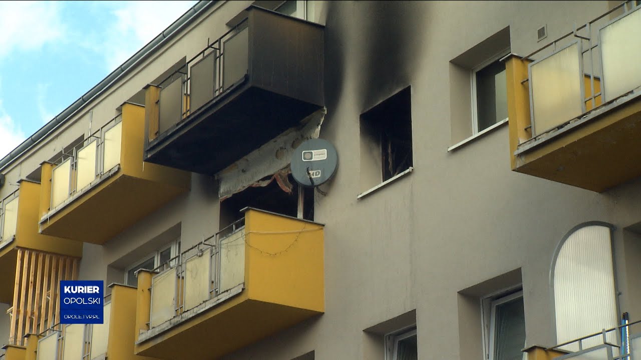 Opole. Tragiczny pożar na Zaodrzu. Spłonęło mieszkanie w bloku