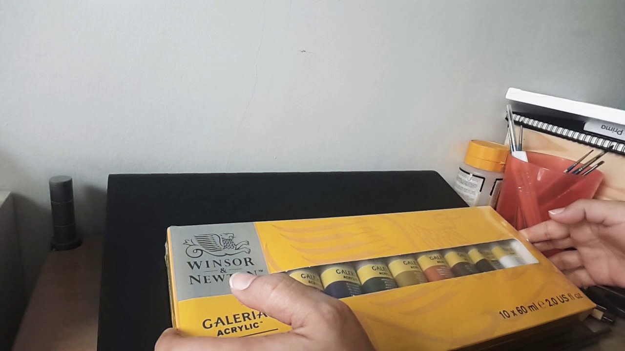 Unboxing Winsor & Newton Galeria Acrylic