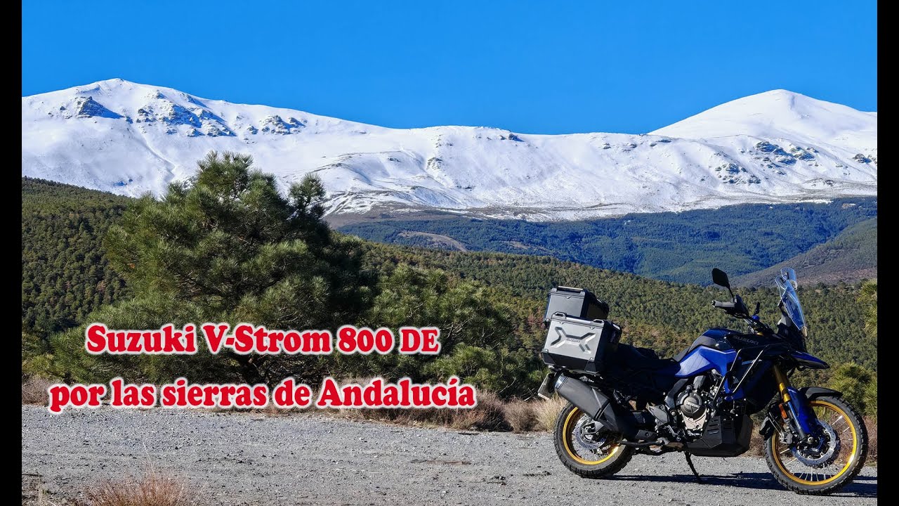 Las montañas del sur de España, con la V-Strom 800DE