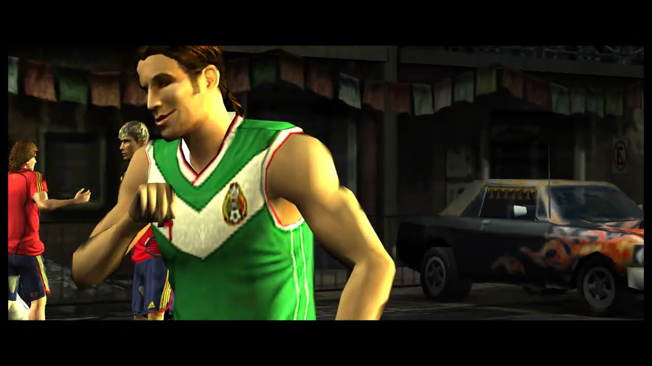 FIFA STREET 2 (MEXICO 2006 vs SPAIN 2006) Very hard