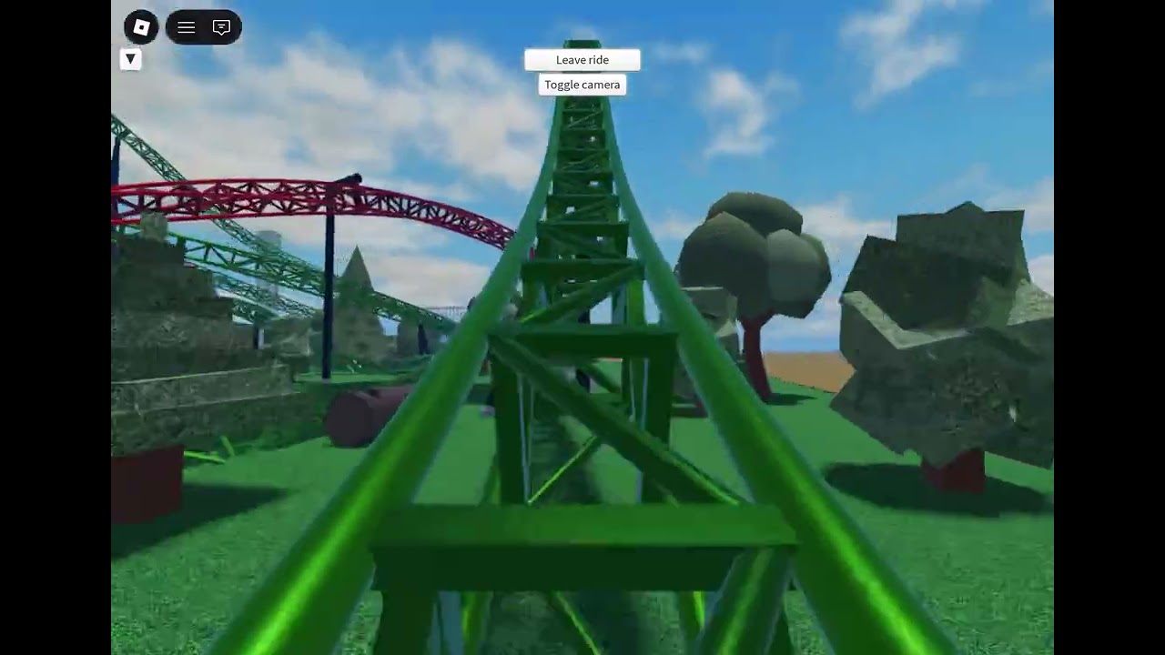 Would you ride this roller coaster (theme park tycoon 2)!!