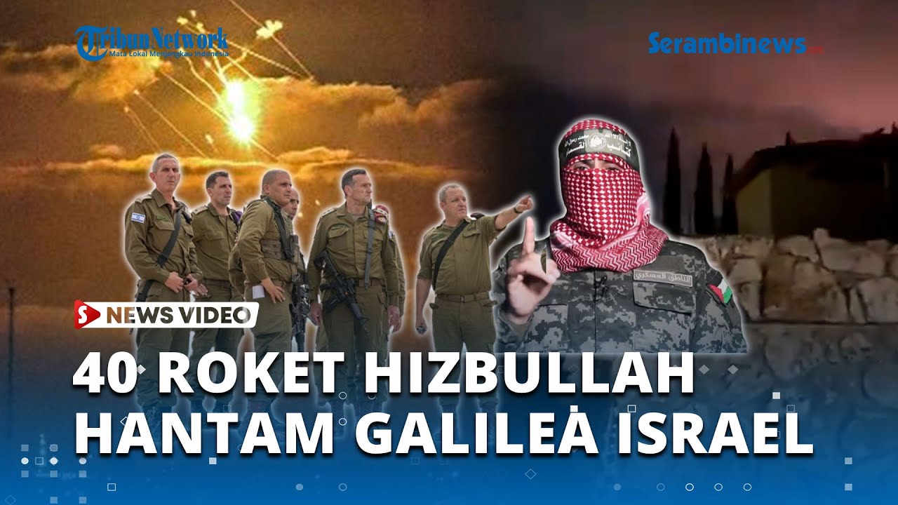 40 Roket Hizbullah Hantam Galilea, Pasukan IDF Panik Iron Dome Error