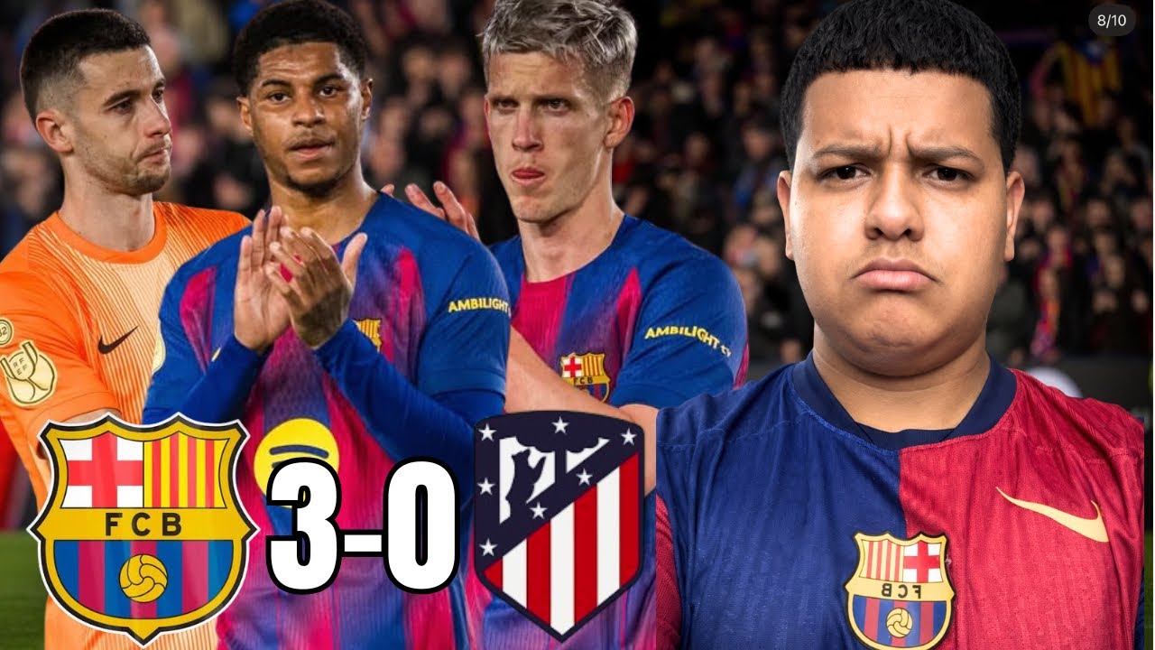 REACCIONANDO AL BARCELONA VS ATLÉTICO MADRID 3-0 “ CASI REMONTAMOS “ 😢😡