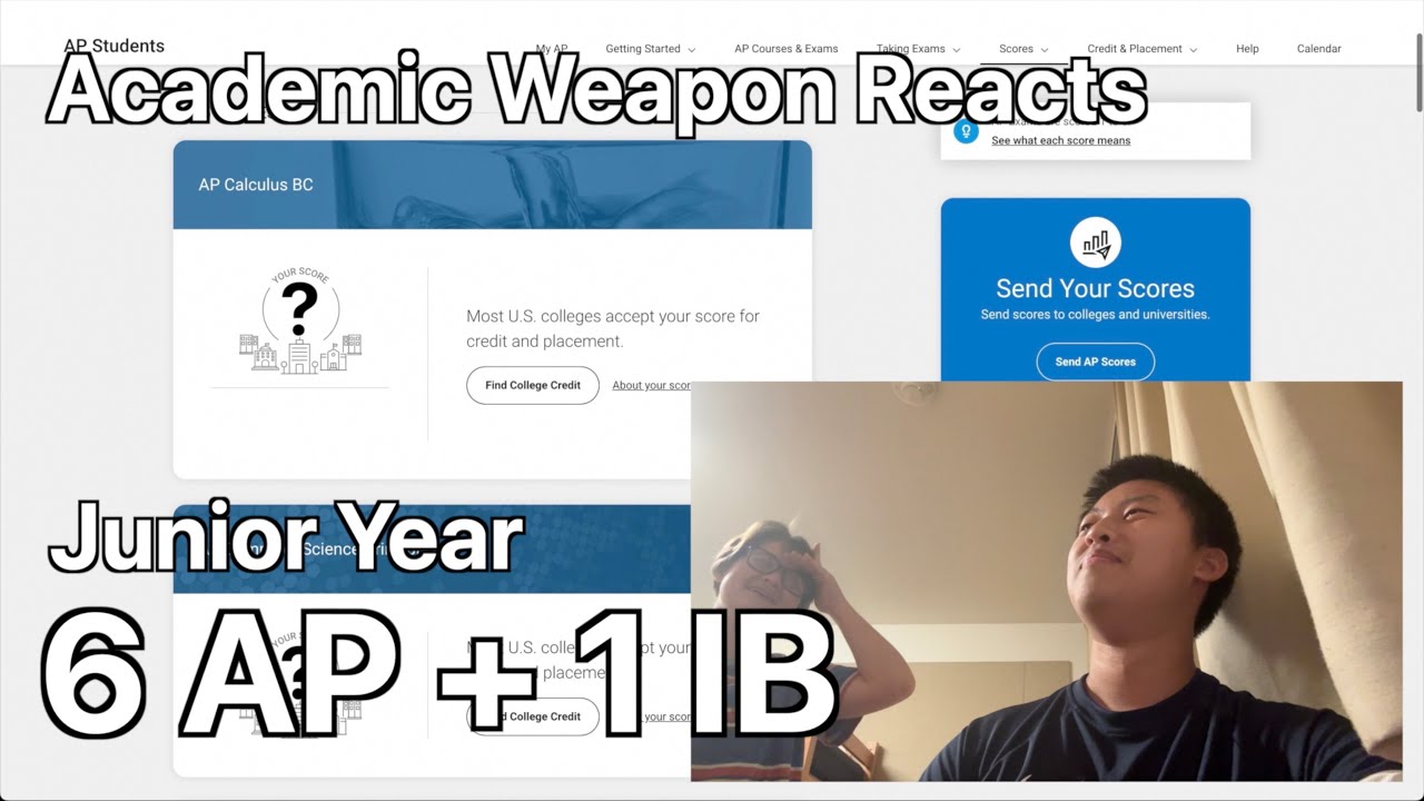 Academic Weapon Reacts to 2025 AP *and* IB Scores (INSANE SCORES)