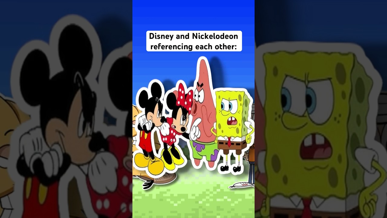 Disney и Nickelodeon ссылаются друг на друга: #disney #nickelodeon