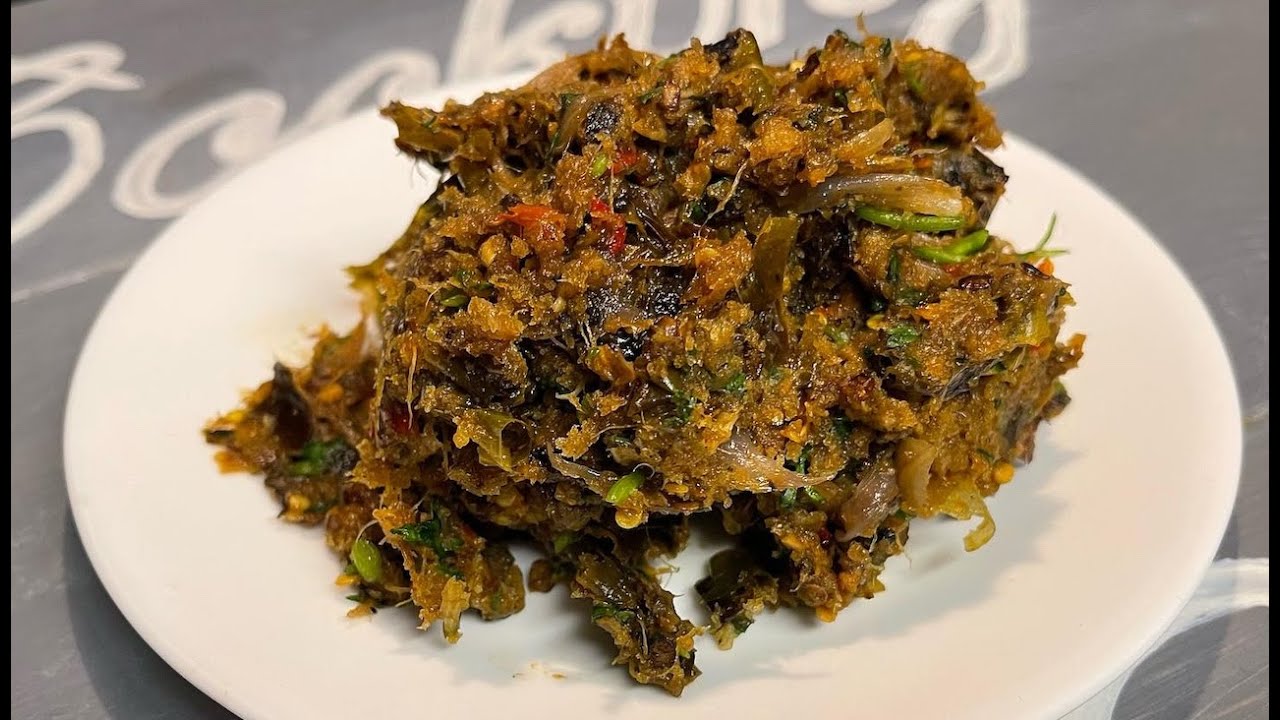 C/w Nana: Lao Spicy Pork Rind Dip (ແຈ່ວຂຽບໝູ == Jeow Khiab Moo)