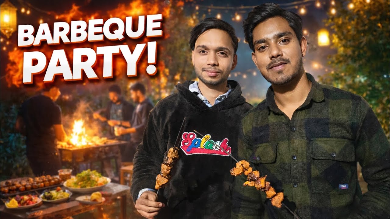 Barbeque party at my home🍗😋..