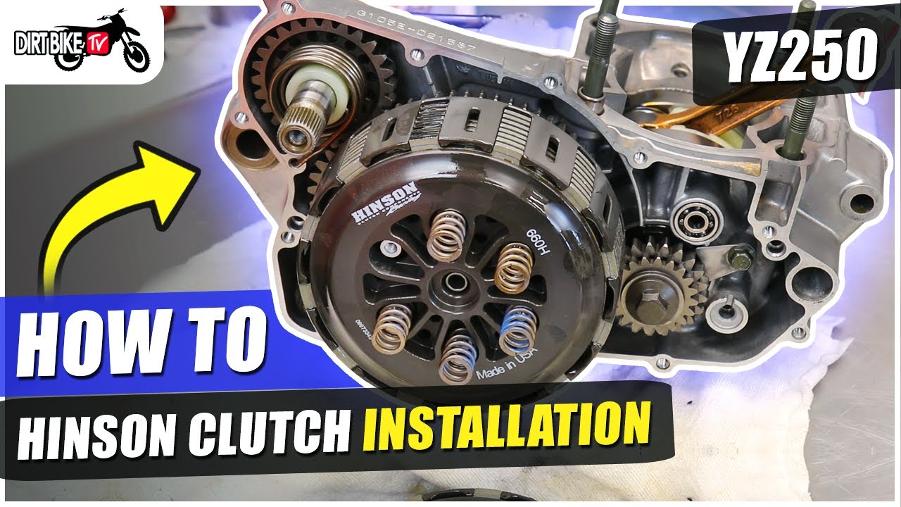 YZ250 Full Clutch install Hinson