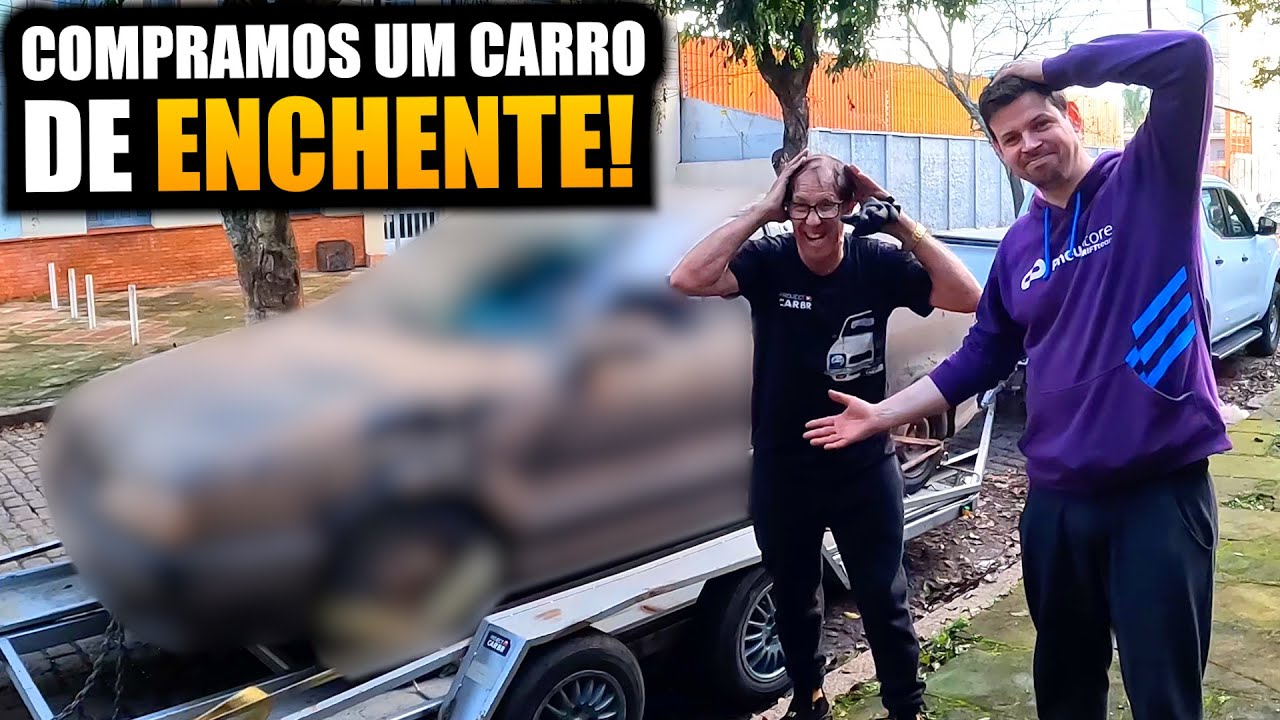 COMPRAMOS UM CARRO DE ENCHENTE 30 DIAS ALAGADO!