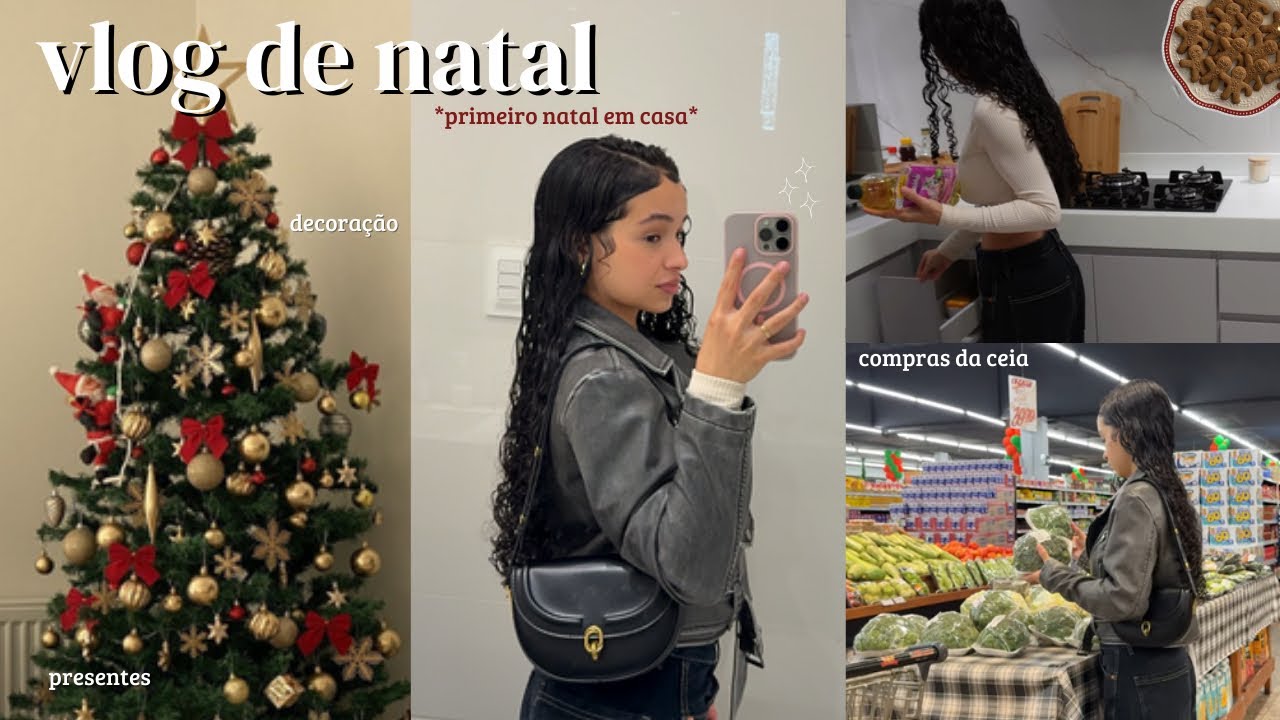 VLOG de natal | decora&ccedil;&atilde;o, compras, presentes, shein, organiza&ccedil;&atilde;o🧣🎄