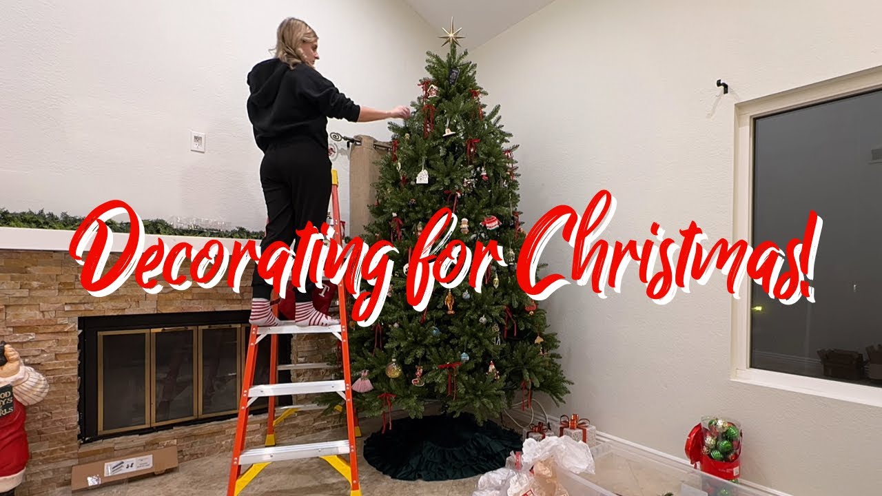 Decorating for Christmas!