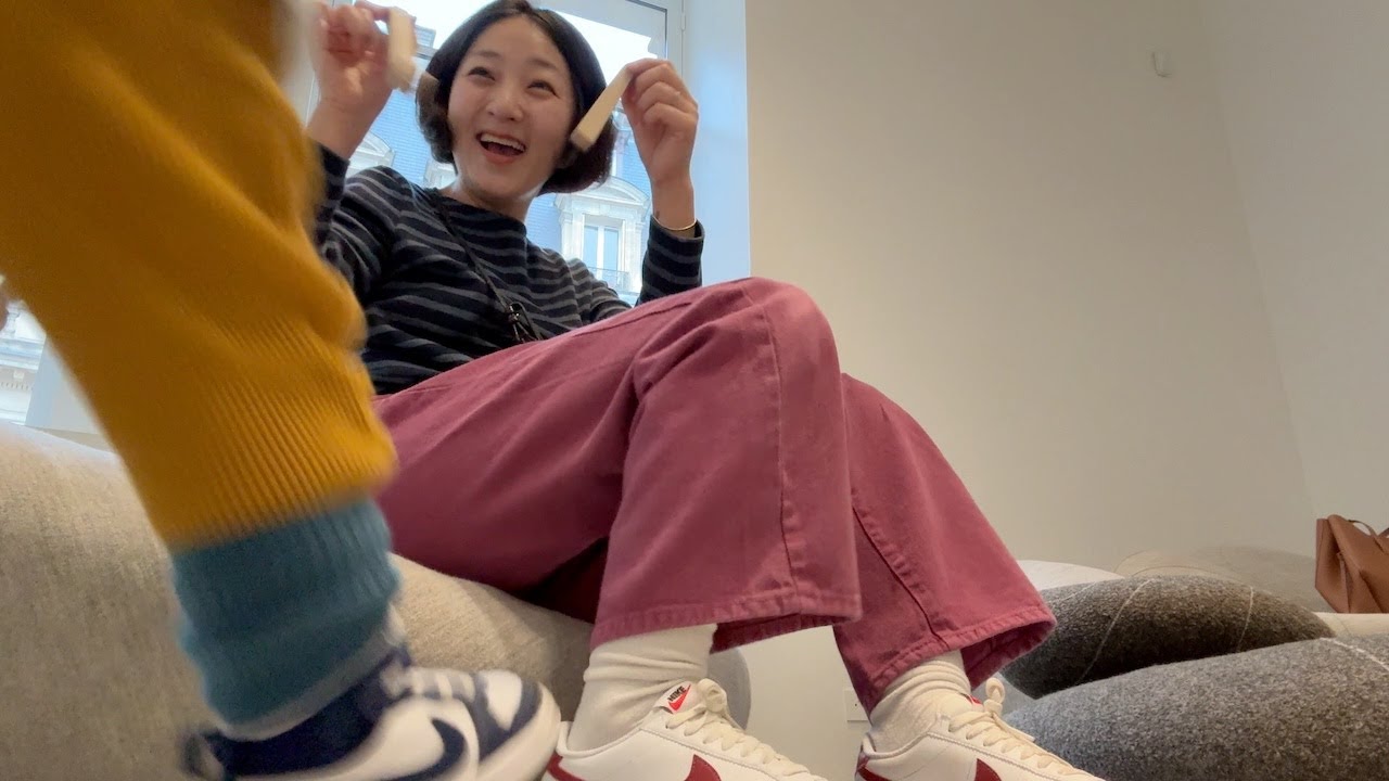 «우리의 빠히» Baguett, Bourse de Commerce, Hôtel Suzie Blue, 까르푸와 르클레흐 장보기, 명란 크림파스타, 감자샐러드 | 파리 일상 브이로그