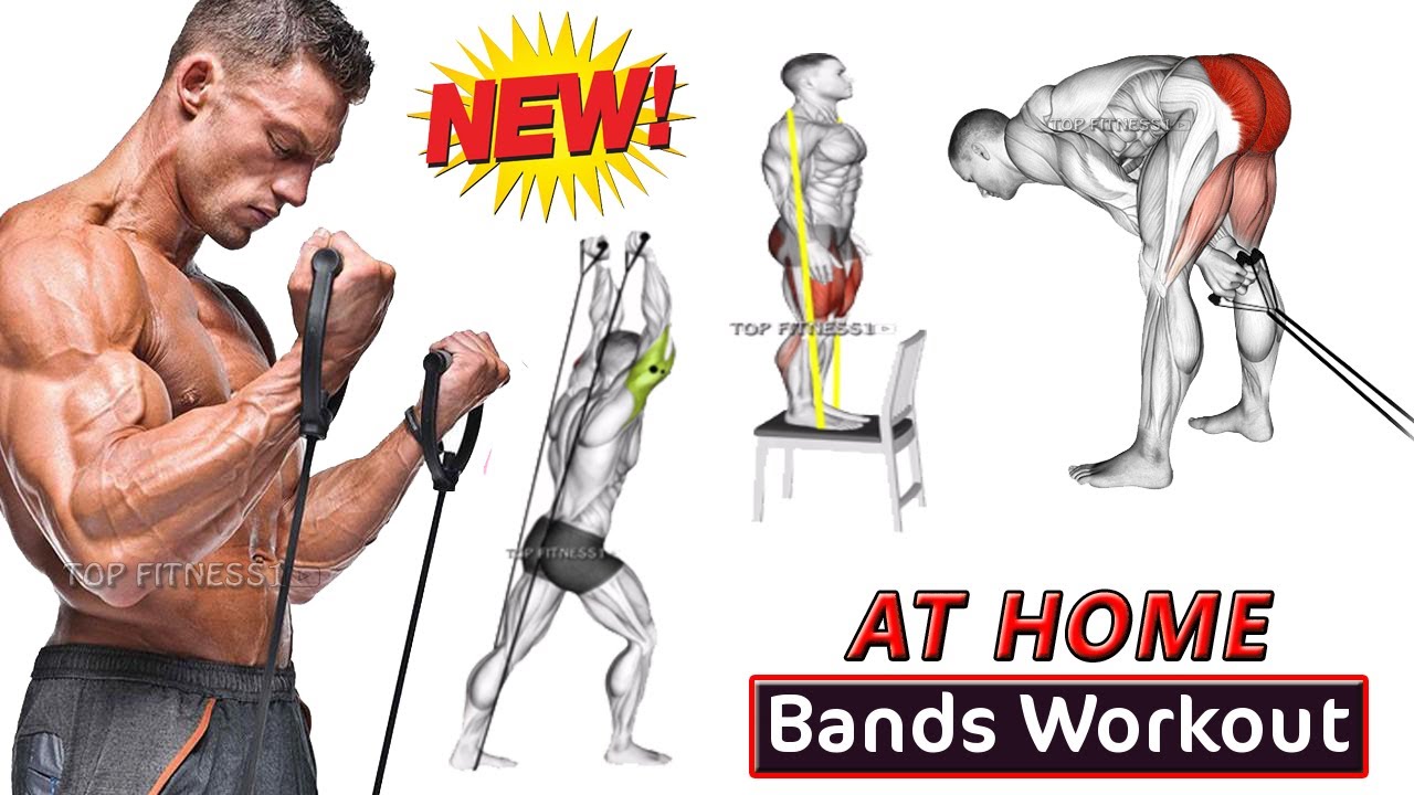 10 Best Resistance Band Workout At Home  ( Full Body ) 10 EFFECTIVE EXERCISES