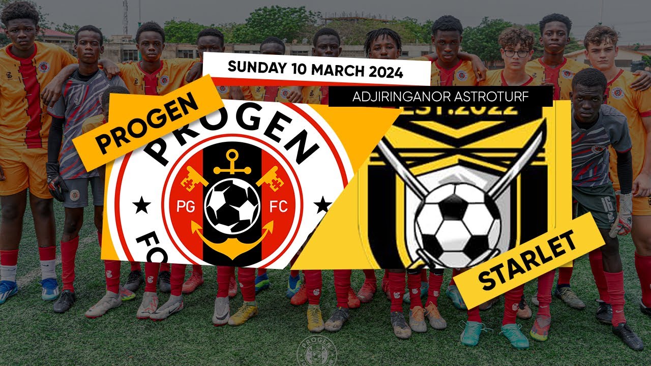 PROGEN U15 VS STARLET U15 | FRIENDLY MATCH | FULL MATCH REPLAY | 10/03/2024