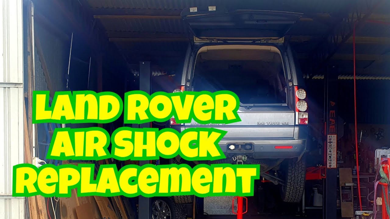 Замена передней пневмостойки/амортизатора. Подушка безопасности Land Rover Discovery 3 и 4 (LR3 LR4)
