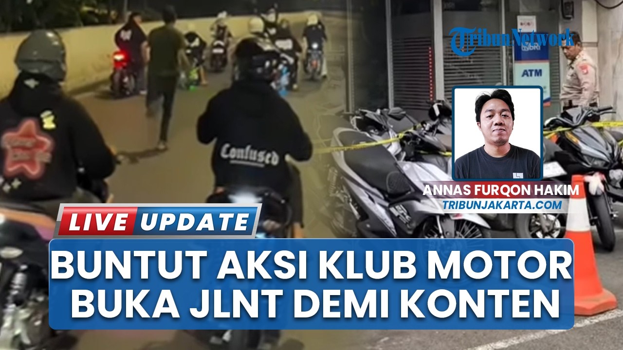Polisi Tindaklanjuti Aksi Klub Motor Buka Paksa Jalan Layang non-Tol Casablanca Jaksel Demi Konten