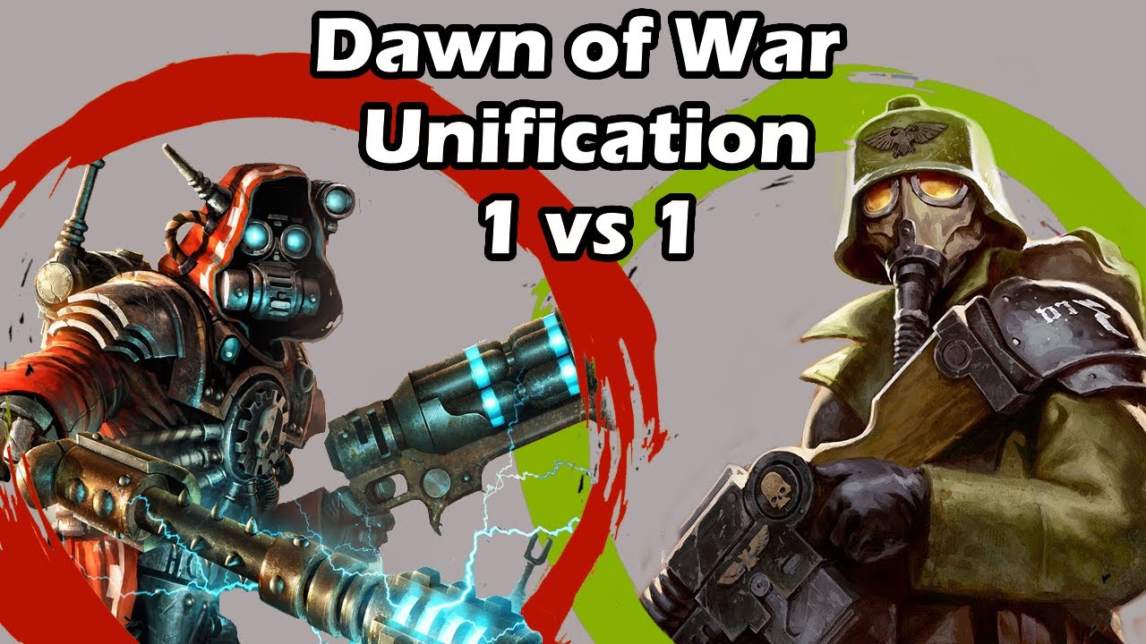 Dawn of War Unification: 1 vs 1 Death Korps of Krieg (Vrax) vs Adeptus Mechanicus (Wafflestomper55)