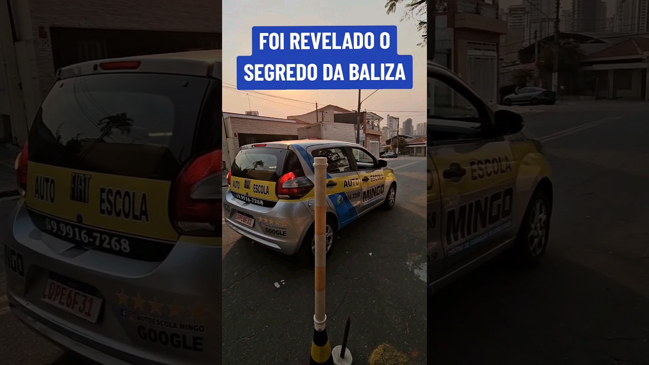 Foi Revelado o Segredo da Baliza. Parte 1 #baliza #cnh #viralvideo
