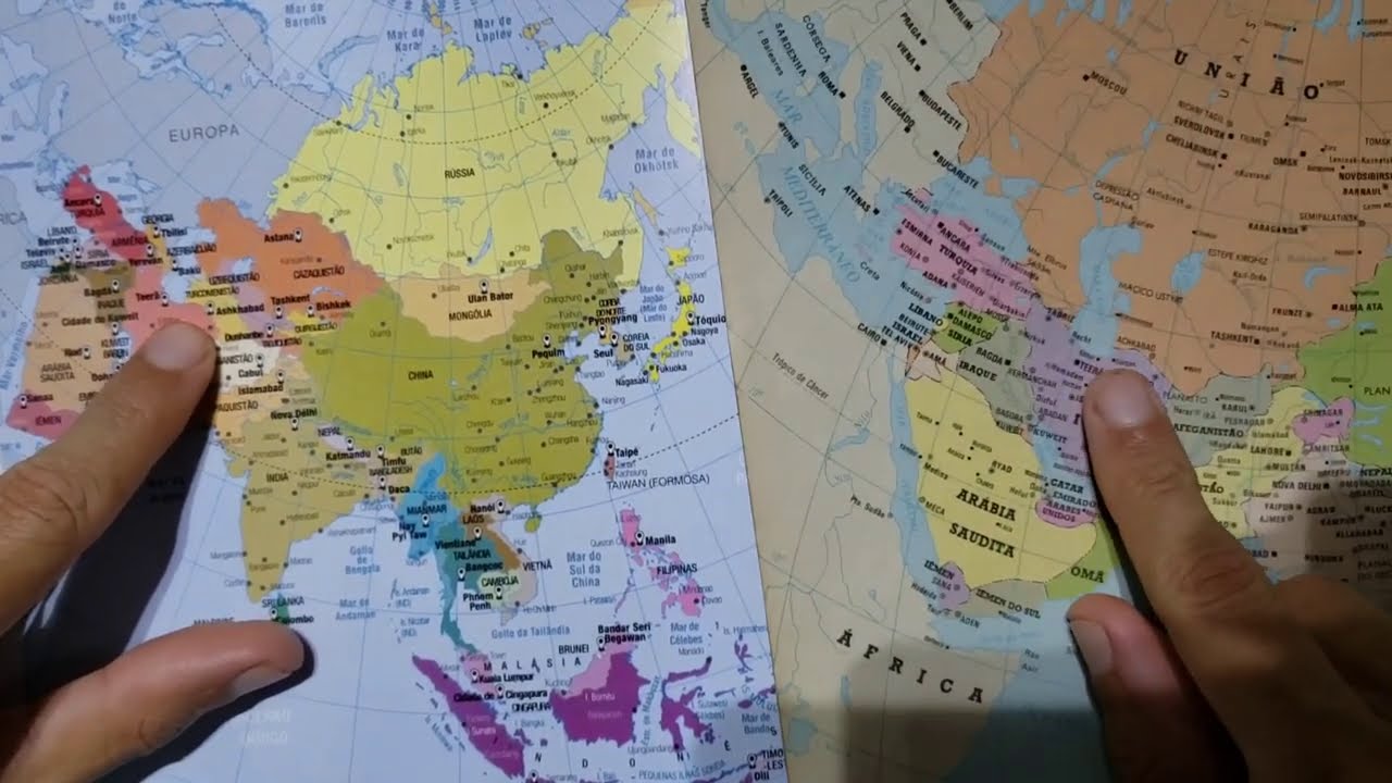 ASMR MAPAS ANOS 90 vs. MAPAS ATUAIS